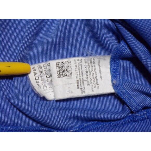 Calvin Klein Men's Blue 1/4 Zip Pullover Lightweight 100% Cotton Long Sleeve XXL - Picture 6 of 9